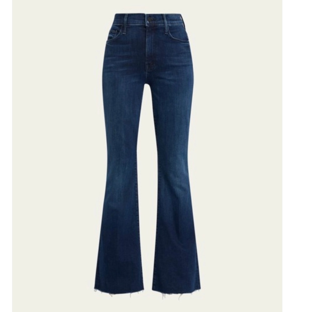 MOTHER Weekender Frayed Flare Jeans